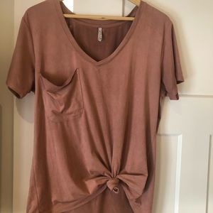 Velvety soft Z Supply Tee with pocket